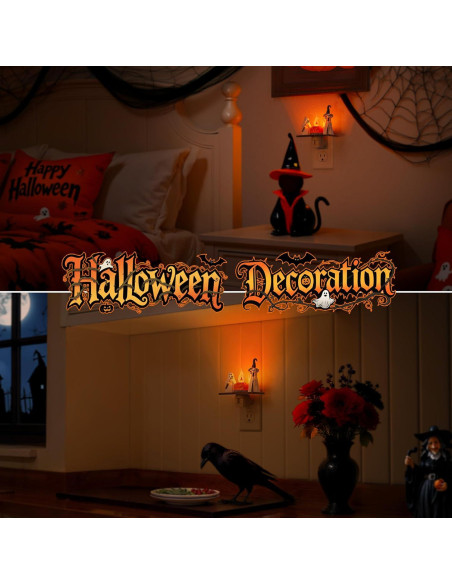 Luz Nocturna Halloween Briignite Fantasma Enchufable 1W Luz Nocturna Halloween Briignite Fantasma Enchufable 1W