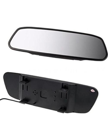 Monitor Espejo Retrovisor PONPY 5" LCD Color 2 Entradas Video
