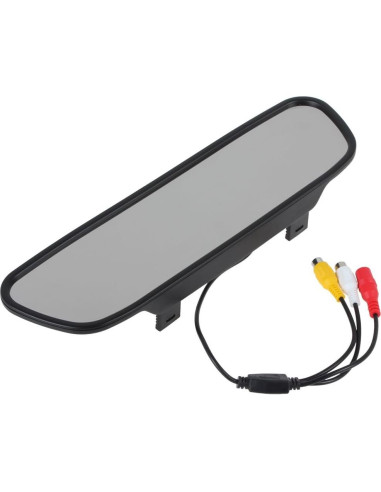 Monitor Espejo Retrovisor PONPY 5" LCD Color 2 Entradas Video