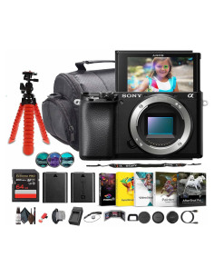 Cámara Sin Espejo Sony a6100 24.2MP 4K con Lente 16-50mm