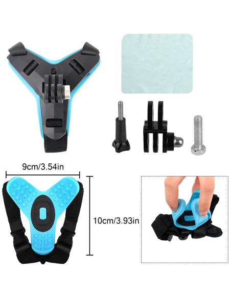 Soporte de casco ChromLives para GoPro y cámaras de acción Soporte de casco ChromLives para GoPro y cámaras de acción