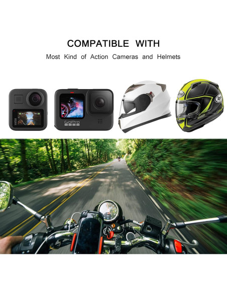 Soporte de casco ChromLives para GoPro y cámaras de acción Soporte de casco ChromLives para GoPro y cámaras de acción