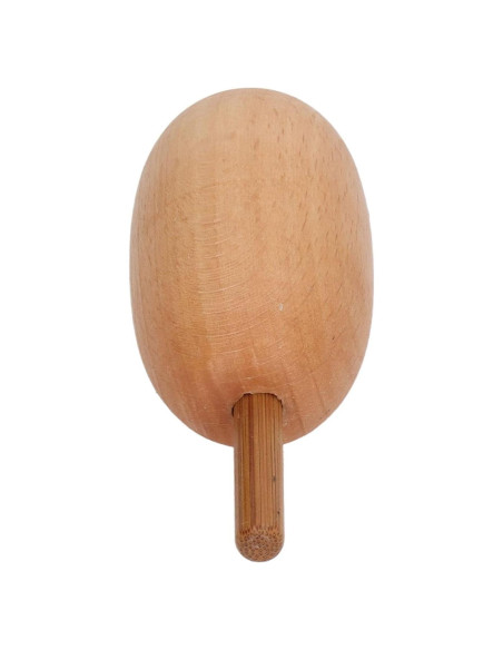 Huevo de Remendar de Madera de Haya Tnfeeon 6x3.7cm Huevo de Remendar de Madera de Haya Tnfeeon 6x3.7cm