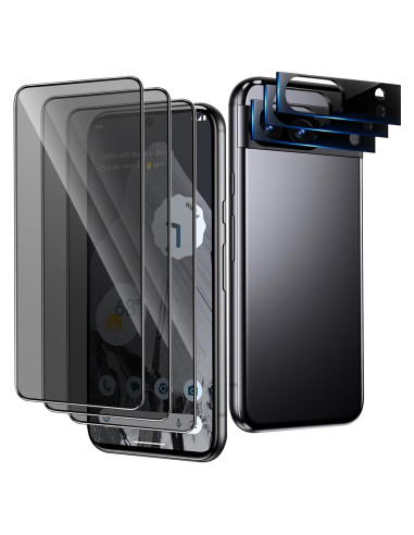 Protector de Pantalla Privado + Lente Google Pixel 8 Pro 6 Pzas