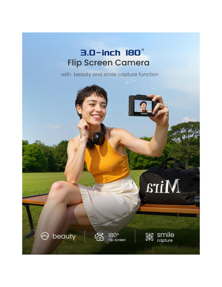 Cámara Digital IWOBAC WD08-5K 5K 75MP Autofocus 18X WiFi Cámara Digital IWOBAC WD08-5K 5K 75MP Autofocus 18X WiFi