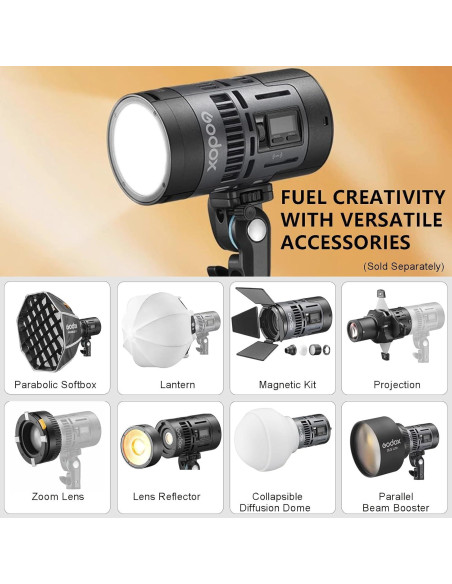 Kit de Luz LED Godox RS60Bi 60W Bicolor para Video y Fotografía Kit de Luz LED Godox RS60Bi 60W Bicolor para Video y Fotografía