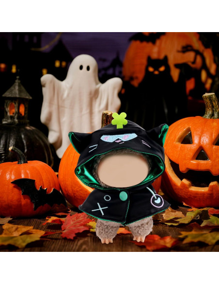 Chal de Muñeca Halloween Fukaisu 14cm Diablo Negro Verde Chal de Muñeca Halloween Fukaisu 14cm Diablo Negro Verde