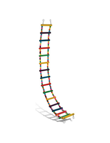 Escalera Colgante para Aves DS. ESTILO DISTINTIVO 99 cm 16 Pasos