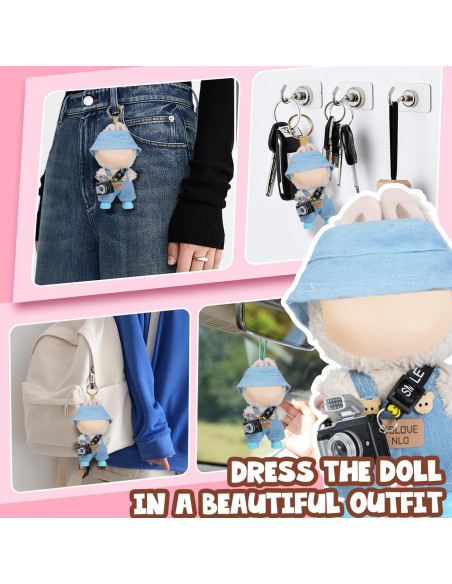 Conjunto de Ropa para Muñecas 17 cm Gyothrig Azul Cielo 5 Piezas Conjunto de Ropa para Muñecas 17 cm Gyothrig Azul Cielo 5 Piezas