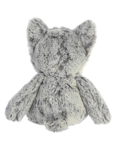 Peluche Lobo Aurora Dulce y Suave 22.86 cm Gris