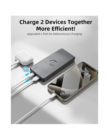 Cargador Portátil ROMOSS PPB10-251 10000mAh Carga Rápida 22.5W