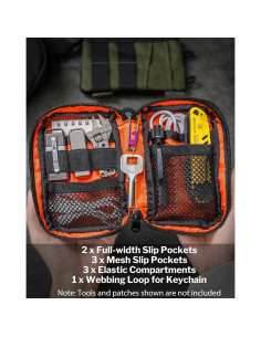 Organizador EDC VIPERADE VE26 Pouch Pequeño 11 Compartimentos 2