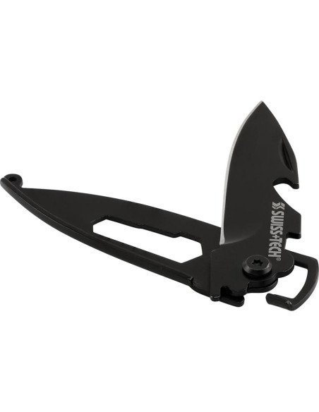 Cuchillo Plegable Multi-Herramienta Swiss+Tech ST45019 Negro Cuchillo Plegable Multi-Herramienta Swiss+Tech ST45019 Negro