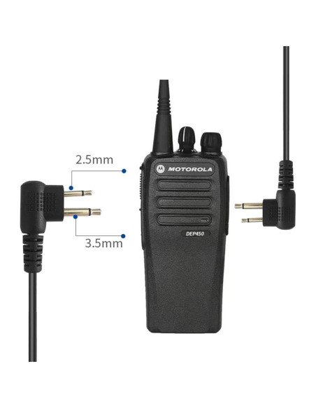 Auriculares de Radio de Dos Vías LSENG D-M con Micrófono - Paquete de 10 Auriculares de Radio de Dos Vías LSENG D-M con Micrófono - Paquete de 10