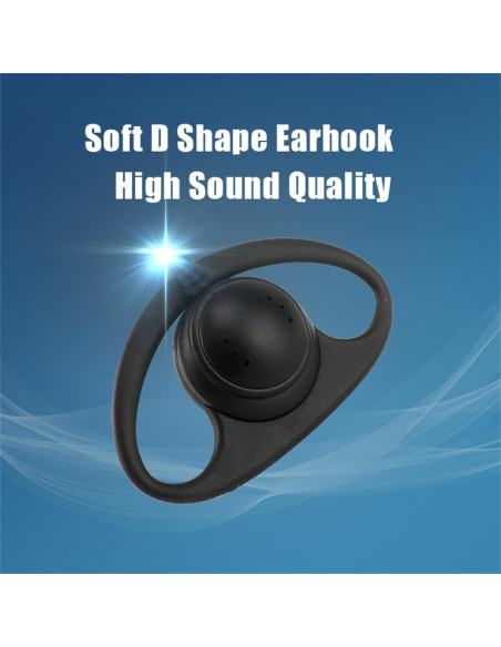 Auriculares de Radio de Dos Vías LSENG D-M con Micrófono - Paquete de 10 Auriculares de Radio de Dos Vías LSENG D-M con Micrófono - Paquete de 10
