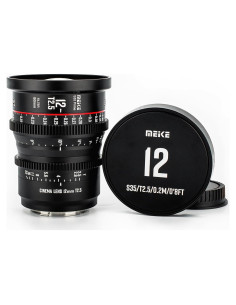 Lente Cine MEKE 12mm T2.5 S35 Montura EF para Cámaras