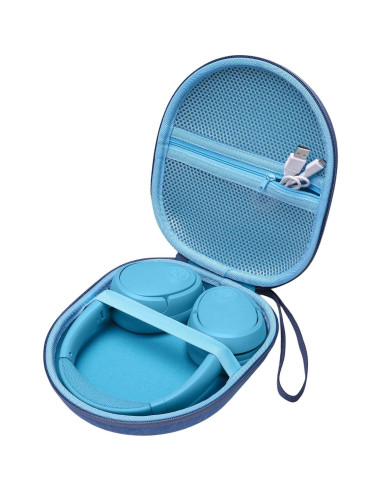 Funda Dura para Auriculares XANAD Azul Compatible con Sony y JBL