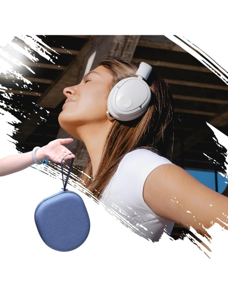 Funda Dura para Auriculares XANAD Azul Compatible con Sony y JBL Funda Dura para Auriculares XANAD Azul Compatible con Sony y JBL