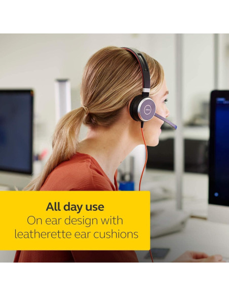 Auricular Jabra Evolve 40 MS Profesional con Cable - 100g Auricular Jabra Evolve 40 MS Profesional con Cable - 100g