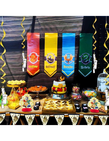 Kit de Decoración Mágico Harry Potter - 7 Piezas Multicolor Kit de Decoración Mágico Harry Potter - 7 Piezas Multicolor
