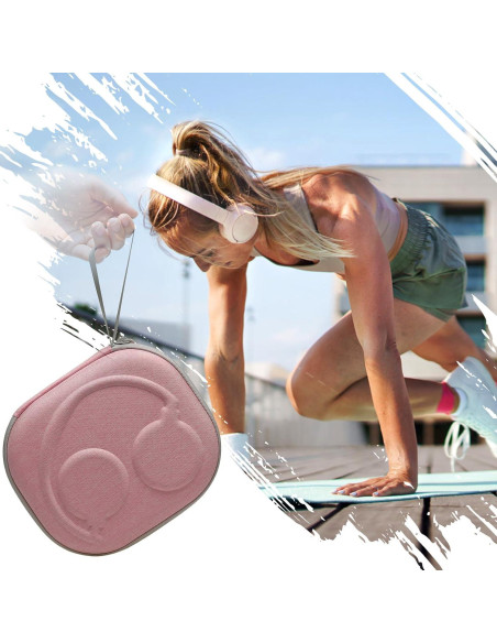 Funda Dura XANAD Rosa para Auriculares Bose QC 45 y QC 35 Funda Dura XANAD Rosa para Auriculares Bose QC 45 y QC 35