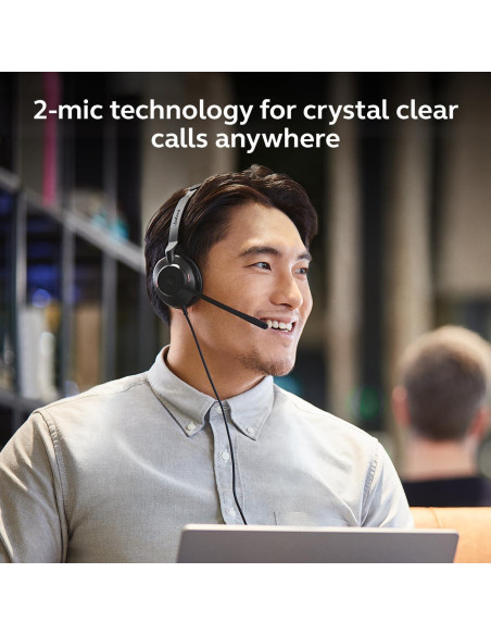 Auriculares Jabra Evolve2 30 SE con Cable USB-A y USB-C - Negro Auriculares Jabra Evolve2 30 SE con Cable USB-A y USB-C - Negro