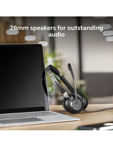 Auriculares Jabra Evolve2 30 SE con Cable USB-A y USB-C - Negro