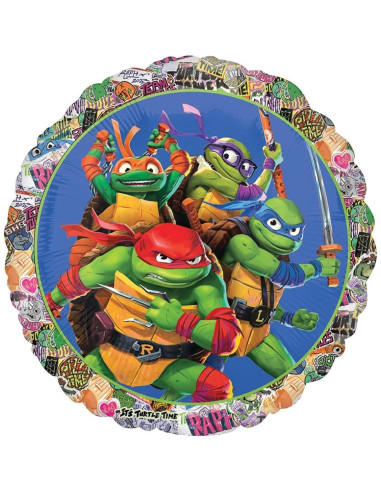 Paquete de Globos TMNT Anagram 3er Cumpleaños 8 años