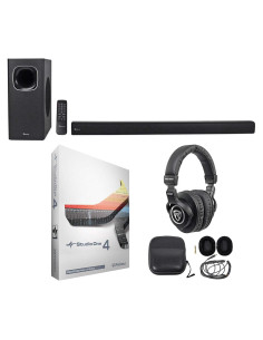 Paquete de Audio: Presonus Studio One 4 Pro + Rockville ROCKBAR 400W + Auriculares PRO-M50