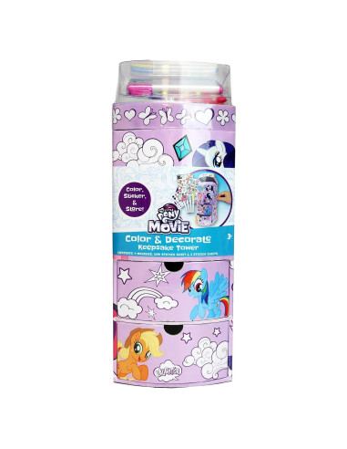 Torre de Recuerdos para Colorear Mi Pequeño Pony 32.6x12.2cm