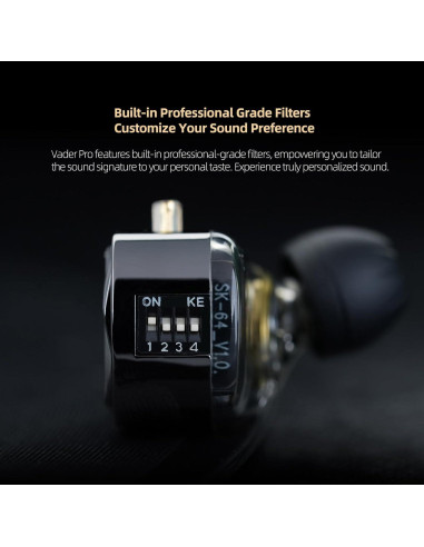 Auriculares In-Ear KZ Vader Pro con Triple Controlador y Aislamiento