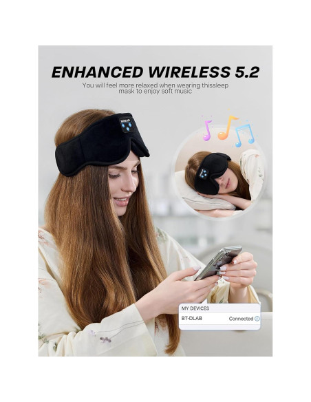 Auriculares para dormir Bluetooth Boodlab BDEM01 - Lavables y cómodos Auriculares para dormir Bluetooth Boodlab BDEM01 - Lavables y cómodos