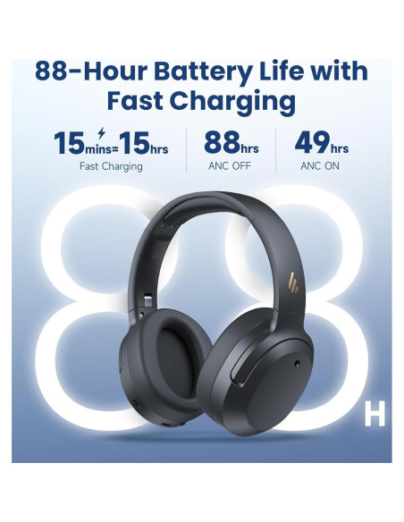 Auriculares Inalámbricos Edifier W820NB Plus Gen 2 - Gris Auriculares Inalámbricos Edifier W820NB Plus Gen 2 - Gris