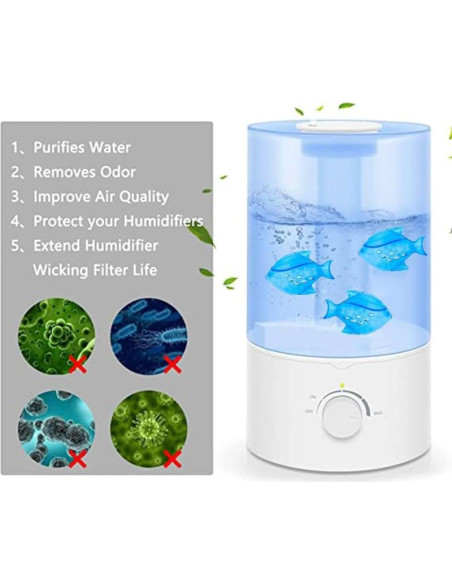 12 Limpiadores de Tanque de Humidificador Kevskq HK-24 12 Limpiadores de Tanque de Humidificador Kevskq HK-24