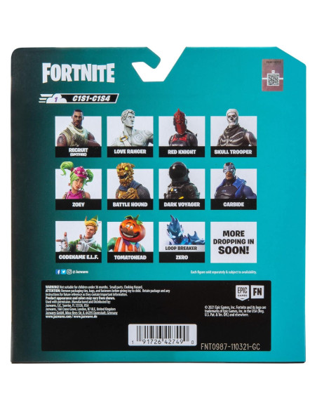 Figuras de Acción Fortnite Jazwares Modo Escuadrón 4 Pack Figuras de Acción Fortnite Jazwares Modo Escuadrón 4 Pack