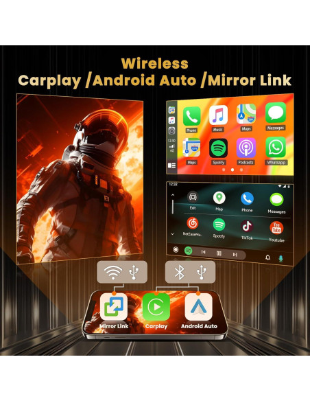 Radio de Coche Hikity 10.1" Android 15 para Toyota Camry 2006-2011 Radio de Coche Hikity 10.1" Android 15 para Toyota Camry 2006-2011