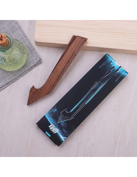 Protector de Cuchillo de Madera de Nogal FINDKING 18 cm Protector de Cuchillo de Madera de Nogal FINDKING 18 cm