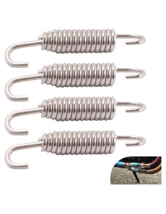 4 Ganchos de Resorte de Tensión Acero Inoxidable Awlbed 5.79 cm