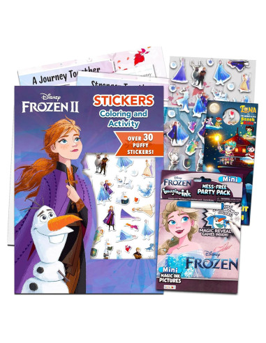 Set de Libros para Colorear Frozen 2 Disney con Stickers