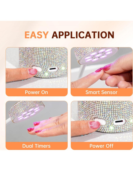 Lámpara de Uñas UV LED Inalámbrica Christine Shelly 27W Lámpara de Uñas UV LED Inalámbrica Christine Shelly 27W