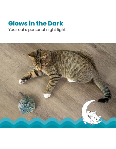 Juguete de felpa para gatos Catstages Cuddle Nocturno Azul