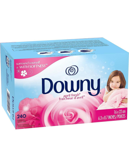 Hojas de Secadora Downy 240 Unidades Fresco de Abril Hojas de Secadora Downy 240 Unidades Fresco de Abril