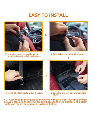 Organizador de Bolsos para Auto WLLWOO Malla 27x39cm