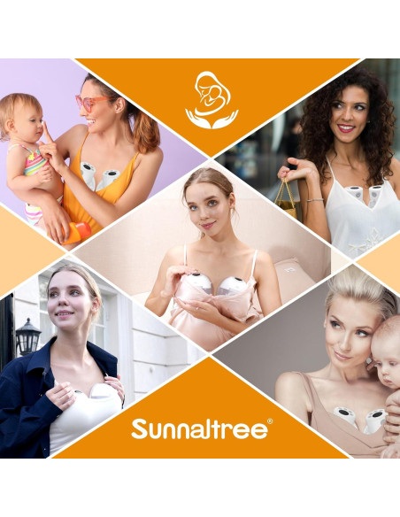 Extractor de Leche Manual Doble Sunnaltree S32, 4 Modos, 9 Niveles, 180ml Extractor de Leche Manual Doble Sunnaltree S32, 4 Modos, 9 Niveles, 180ml