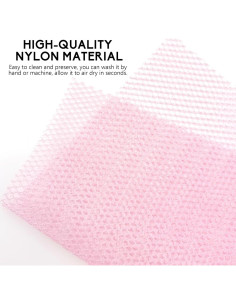 Esponja de Baño Exfoliante Quacc Rosa 80x30 cm Nylon 2