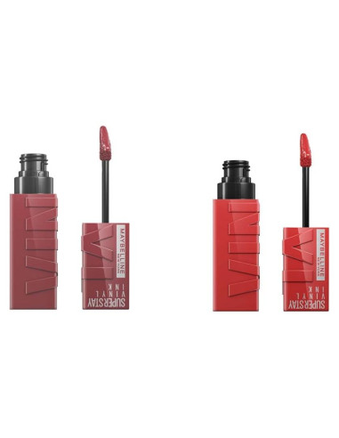 Labial Líquido Maybelline Super Stay Vinyl Ink 2 Piezas