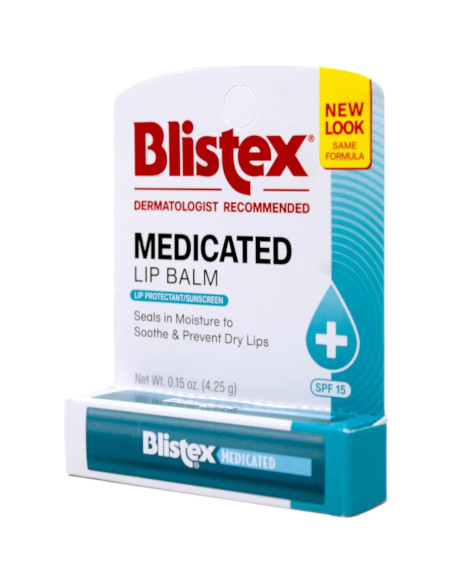 Bálsamo Labial Medicado Blistex Regular SPF 15 - 3 Unidades Bálsamo Labial Medicado Blistex Regular SPF 15 - 3 Unidades