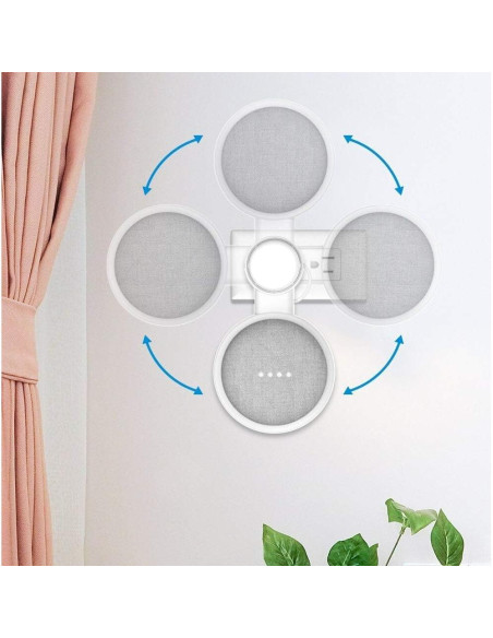 Soporte de Montaje en Pared Saifsmart para Google Home Mini Soporte de Montaje en Pared Saifsmart para Google Home Mini