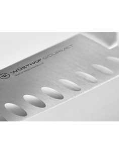 Cuchillo Santoku WÜSTHOF Gourmet Blanco 12.7 cm Filo Hueco 2