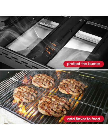 Placas de Calor Ajustables Unicook 29.85-53.34 cm para Parrilla